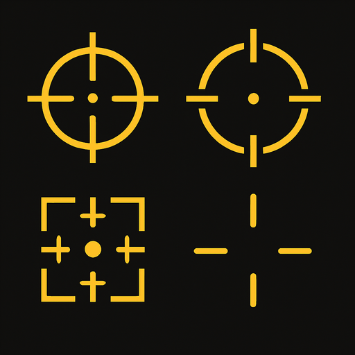 Прицел пак. Желтого цвета
In-Game asset.  2d.  High contrast.  No shadows