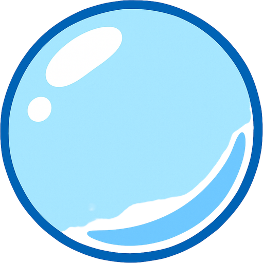 baloncuk açık renk.
In-Game asset.  2d.  High contrast.  No shadows