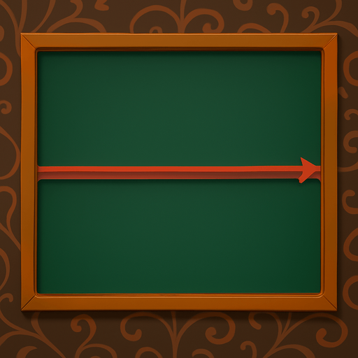 Change the center bumper on the table into a red line on the felt that ends in an arrow on the right side of the table.