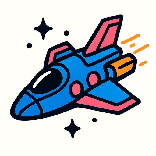 Cosmosship.
In-Game asset.  2d.  High contrast.  No shadows