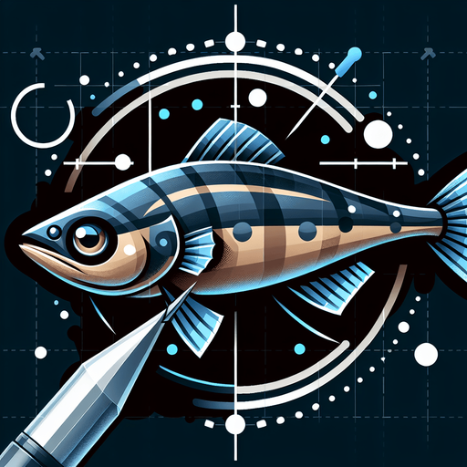 A realistic dartfish.
Single Game Texture. In-Game asset. 2d. Blank background. High contrast. No shadows.