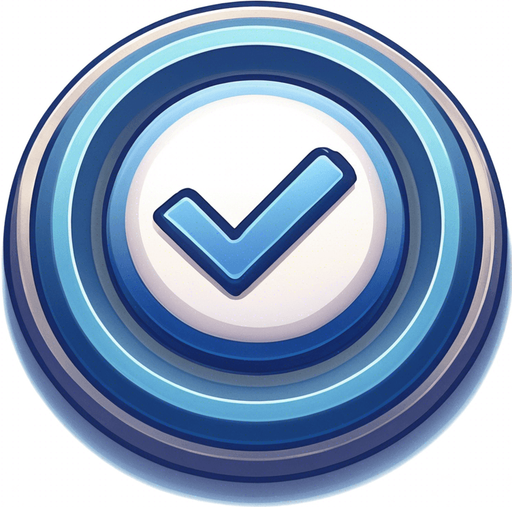 Replace the checkmark symbol with a question mark.