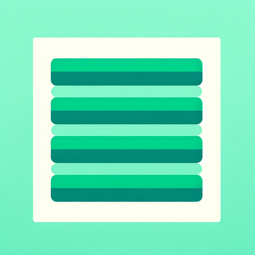 2 simple large plain horizontal green stripes.