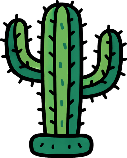 kaktüs.
In-Game asset.  2d.  High contrast.  No shadows