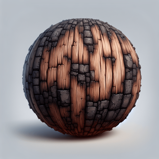 yanan kütük.
Single Game Texture. In-Game asset. 2d. Blank background. High contrast. No shadows.