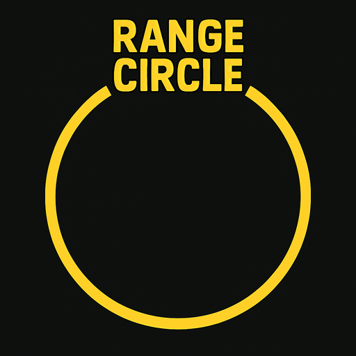 Range Circle.
In-Game asset.  2d.  High contrast.  No shadows