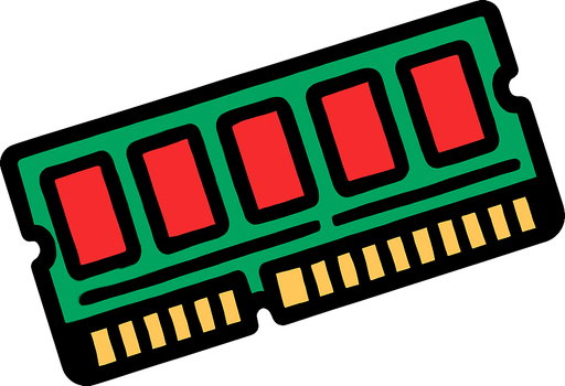 PC RAM.
In-Game asset.  2d.  High contrast.  No shadows