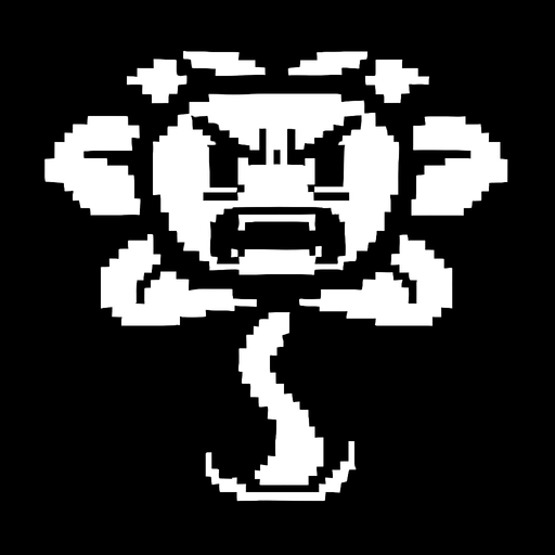 undertale flowy character angry.
In-Game asset.  2d.  High contrast.  No shadows. undertale game