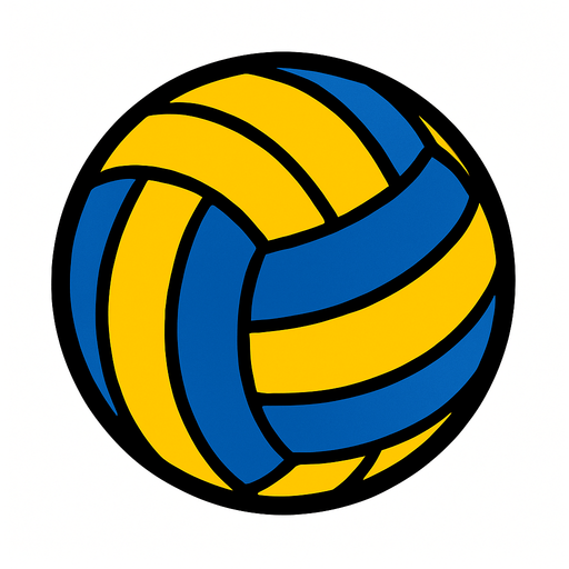 volleyball ball.
In-Game asset.  2d.  High contrast.  No shadows
