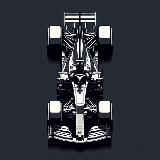 Alonso F1 Renaiult race car. Top View..
Single Game Texture. In-Game asset. 2d. Blank background. High contrast. No shadows.