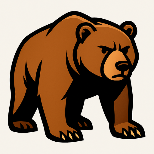 ayı.
In-Game asset.  2d.  High contrast.  No shadows