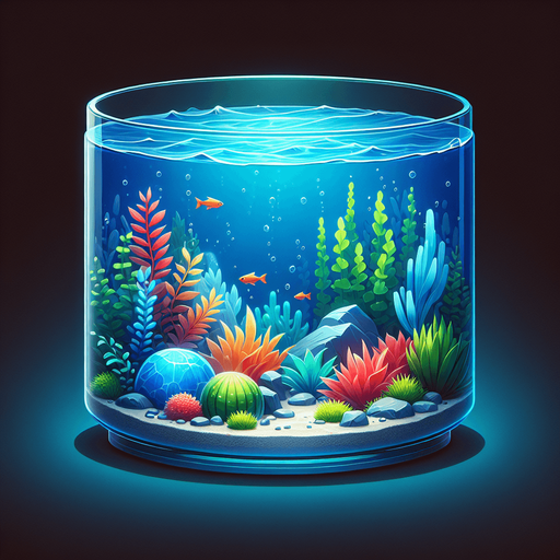 Realistic Water of an aquarium.
Single Game Texture. In-Game asset. 2d. Blank background. High contrast. No shadows.