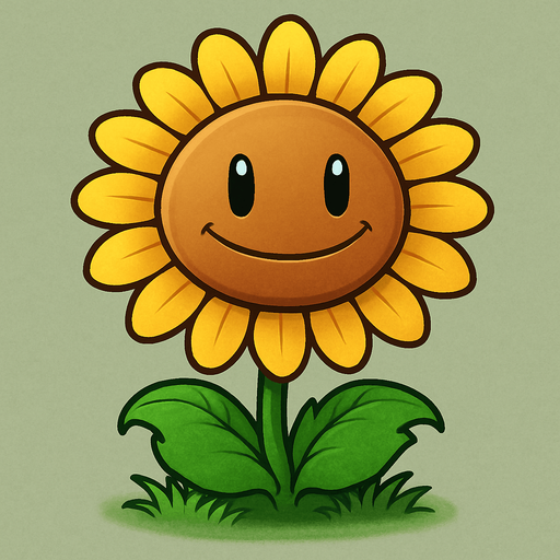 Girasol de juego plantas vs zombies.
In-Game asset
