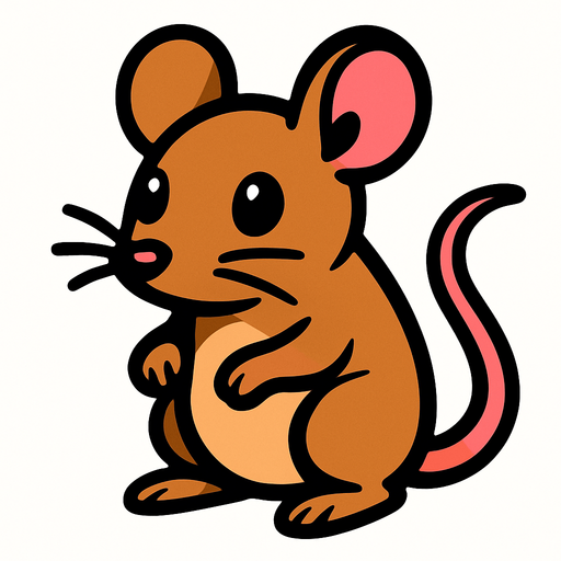 mouse.
In-Game asset.  2d.  High contrast.  No shadows