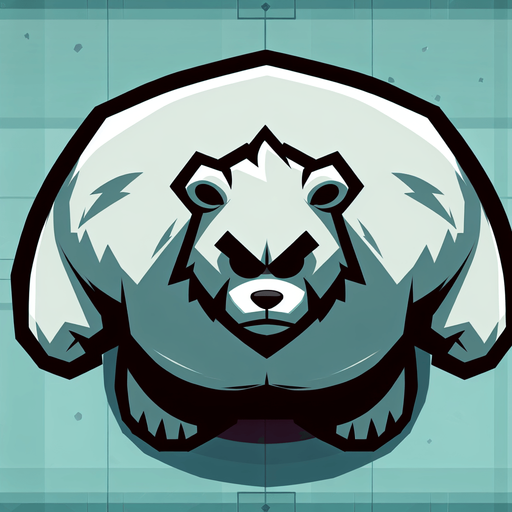 angry big bear, lying down and sleeping, top view, cartoon style.
Single Game Texture. In-Game asset. 2d. Blank background. High contrast. No shadows.