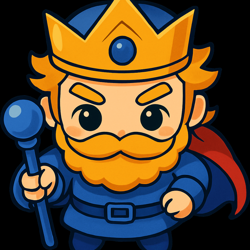 add more blue color to the clothes and the object in his hand