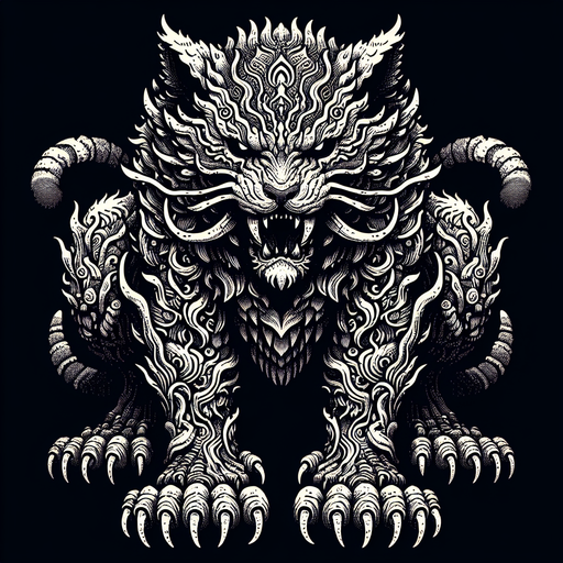 A good but dangerous cat. Warcraft 3 art..
Single Game Texture. In-Game asset. 2d. Blank background. High contrast. No shadows.
