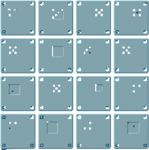 Pixel art steel tile floor, light blue grey, repeating.
In-Game asset.  2d.  High contrast.  No shadows
