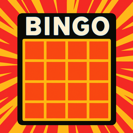 Streakbackground bingo.
In-Game asset.  2d.  High contrast.  No shadows