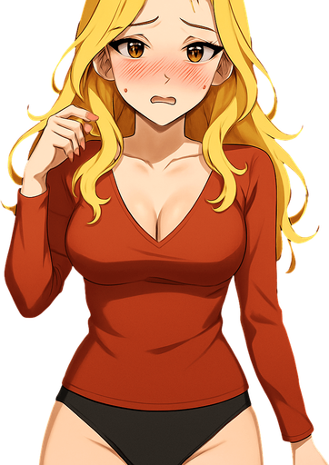 Make her with full body and bikini bottom