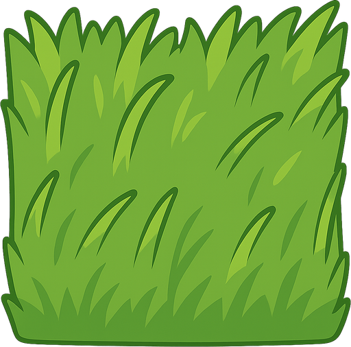 Çimen ama bütün elranı kaplıyor
. No background. Transparent background. Blank background. No shadows. 2d. In-Game asset. flat