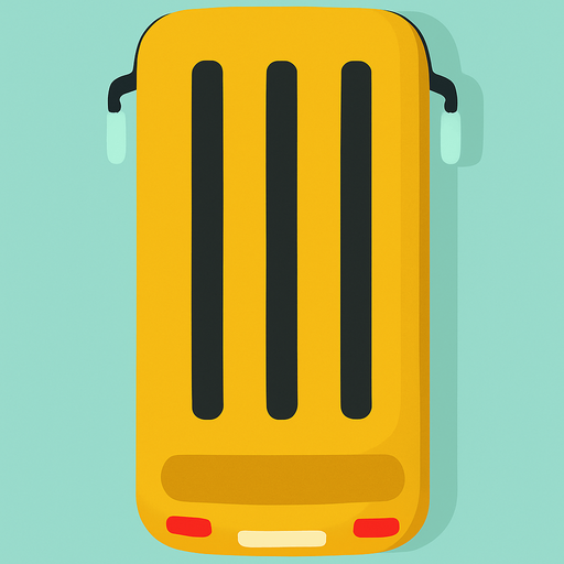 bir otobüsün üstten görünümünü buna benzer şekilde yap