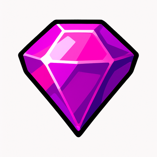 Gema.
In-Game asset.  2d.  High contrast.  No shadows