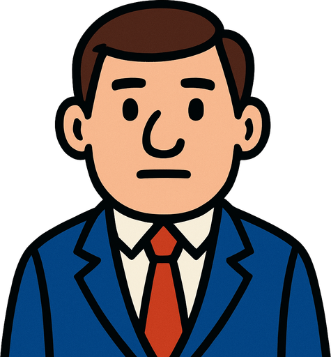 2d iş adamı bir customer çiz önden bakılmış şekilde.
In-Game asset.  2d.  High contrast.  No shadows