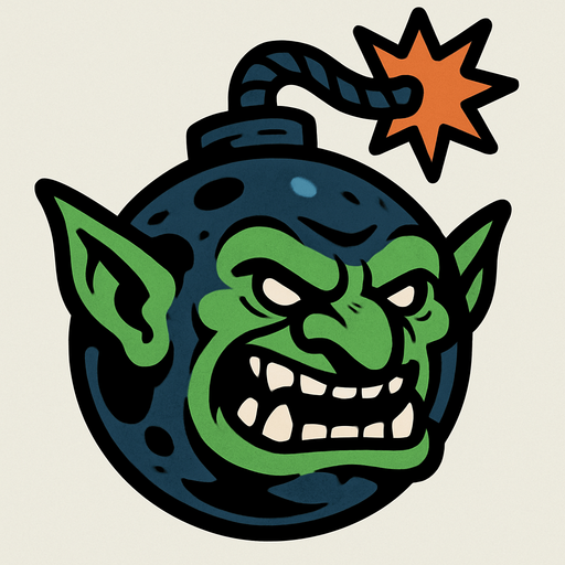 Troll bomb.
In-Game asset.  2d.  High contrast.  No shadows