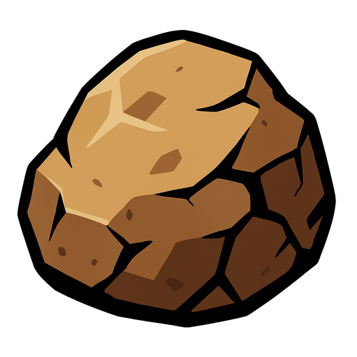 piedra.
In-Game asset.  2d.  High contrast.  No shadows