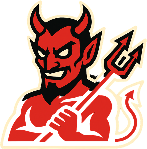 devil.
In-Game asset.  2d.  High contrast.  No shadows