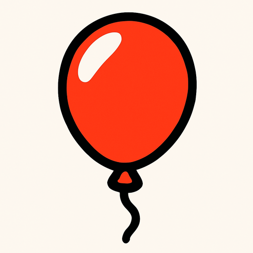 ballon.
In-Game asset.  2d.  High contrast.  No shadows