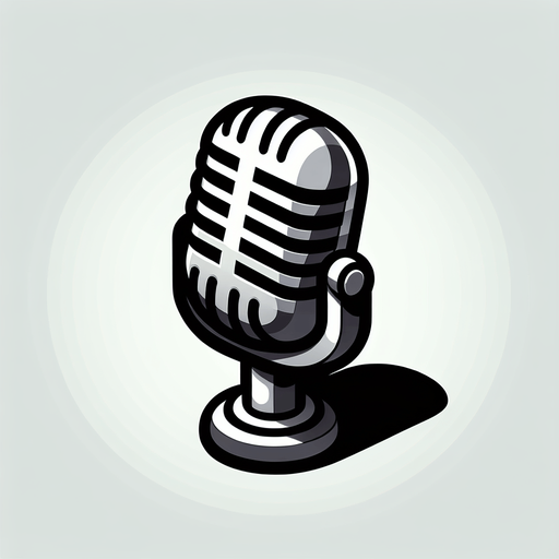 Cartoon classical microphone.
Single Game Texture.  In-Game asset.  2d.  Blank background.  High contrast.  No shadows