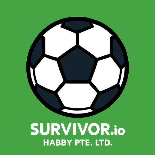 Survivor.io style 2D round soccer ball made by HABBY PTE. LTD..
In-Game asset.  2d.  High contrast.  No shadows