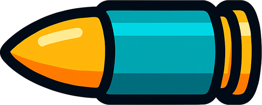 Mermi.
In-Game asset.  2d.  High contrast.  No shadows