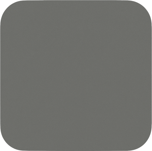 Cuadrado gris con lados circulares