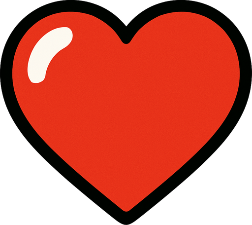 Kalp.
In-Game asset.  2d.  High contrast.  No shadows