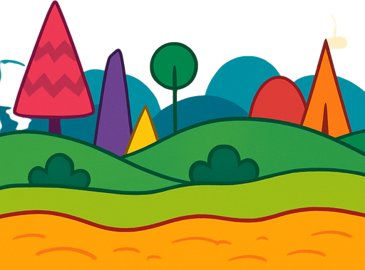 make a episode complete background for trambone game but without any text..
In-Game asset.  2d.  High contrast.  No shadows