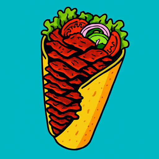 doner.
2d.  High contrast.  No shadows