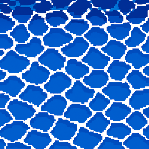 Dame una piscina, solo el afua con estilo 16 bits.
In-Game asset.  2d.  High contrast.  No shadows