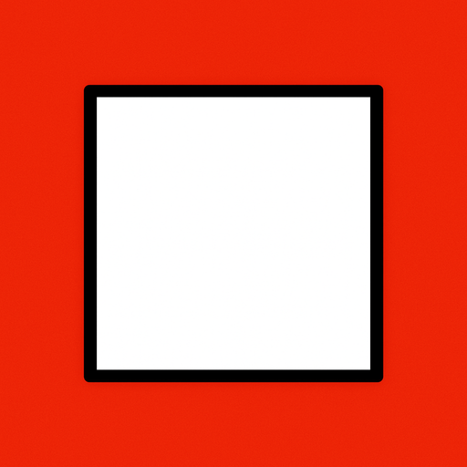White square.
In-Game asset.  2d.  High contrast.  No shadows