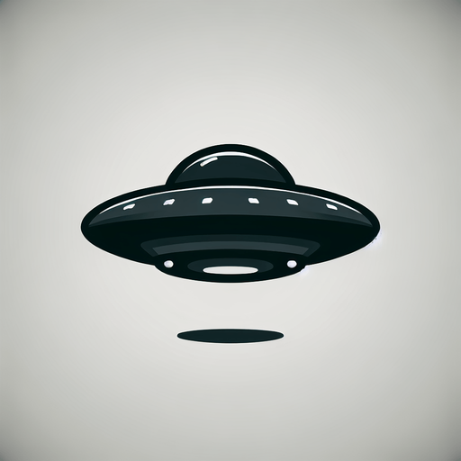 dark gray war fligt scifi crescent ufo.
Single Game Texture.  In-Game asset.  2d.  Blank background.  High contrast.  No shadows