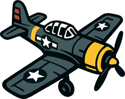 WAR PLANE.
In-Game asset.  2d.  High contrast.  No shadows