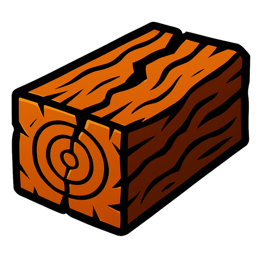 Crack wood