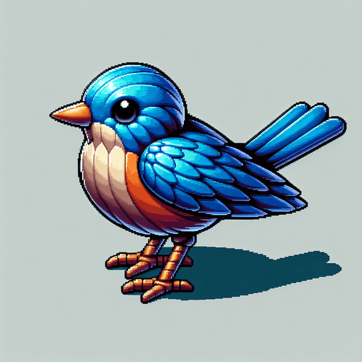 Flappy Bird Realistic Bird.
Single Game Texture. In-Game asset. 2d. Blank background. High contrast. No shadows.