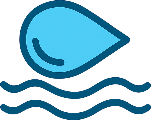 waterdrop sideways
