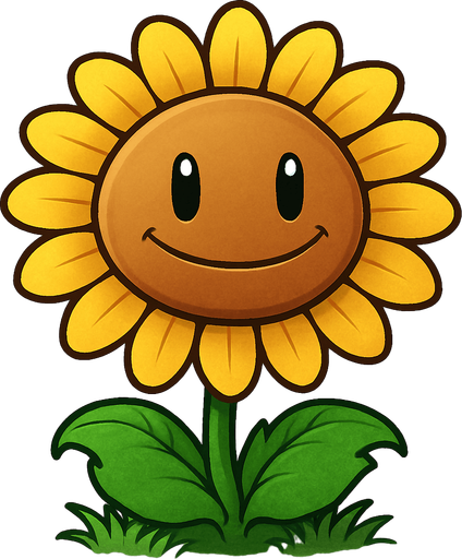 Girasol de juego plantas vs zombies.
In-Game asset
