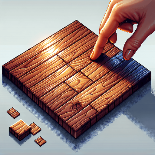 pixel art, shiny wooden plank floor..
Blank background. High contrast. No shadows.