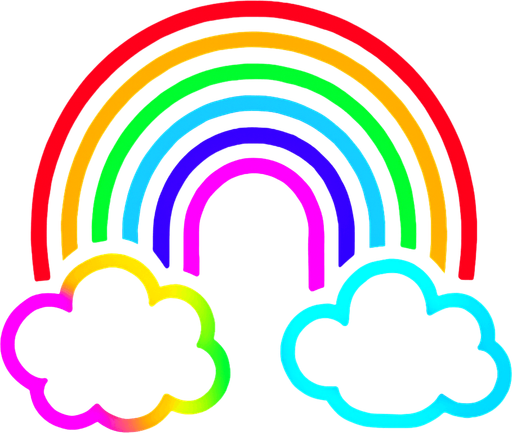 O.
In-Game asset.  2d.  High contrast.  No shadows. NEON. GÖKKUŞAĞI