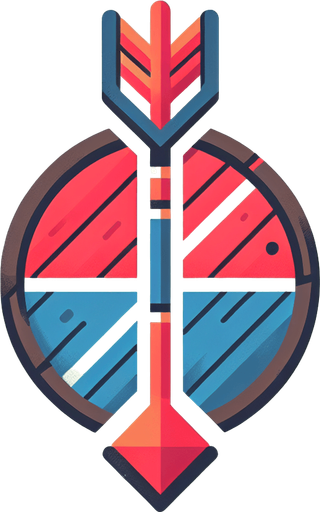 A simple arrow made of wood with iron head in bright colour. Single Game Texture. In-Game asset. 2d. Blank background. High contrast. No shadows..
Single Game Texture. In-Game asset. 2d. Blank background. High contrast. No shadows.